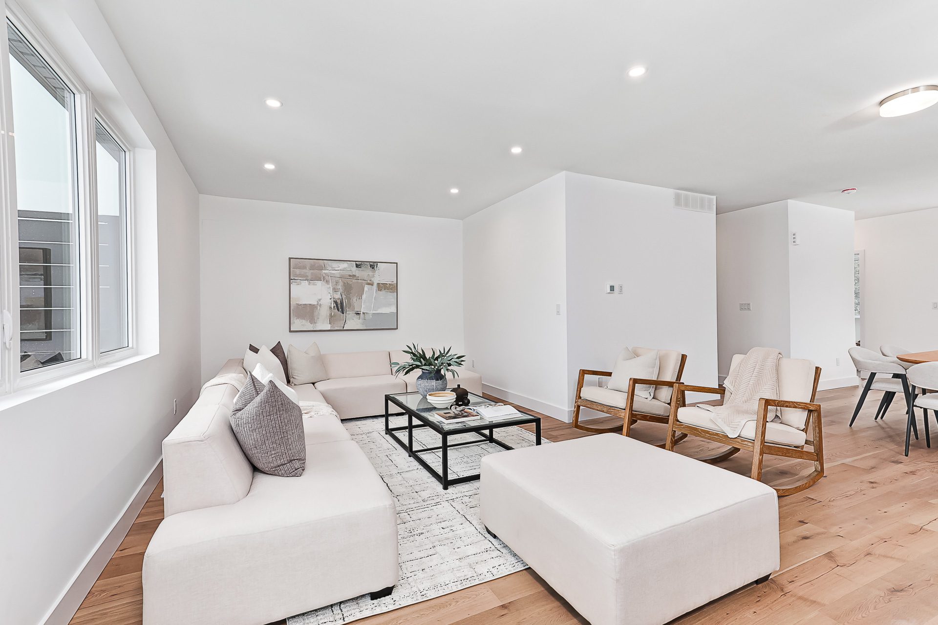 Open concept living area