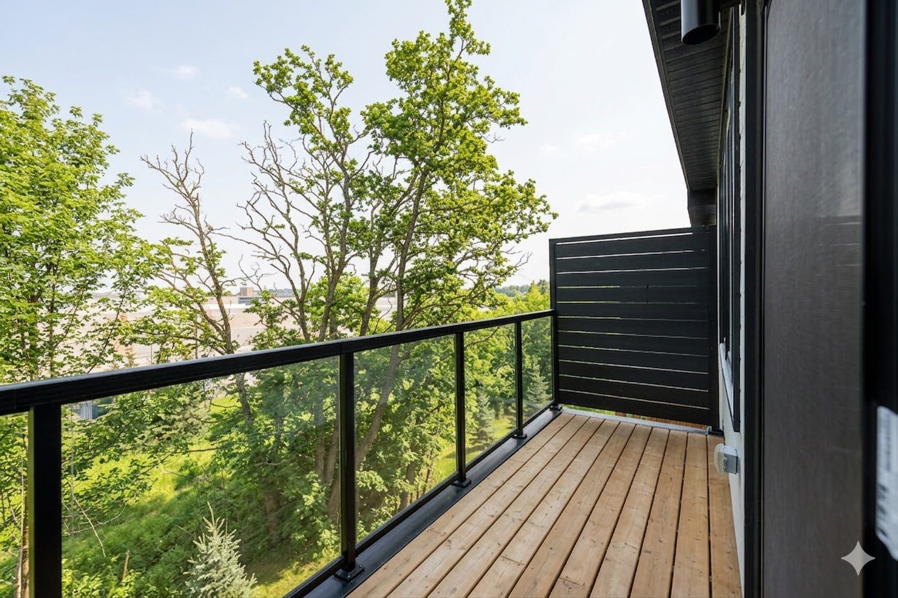 Private balcony